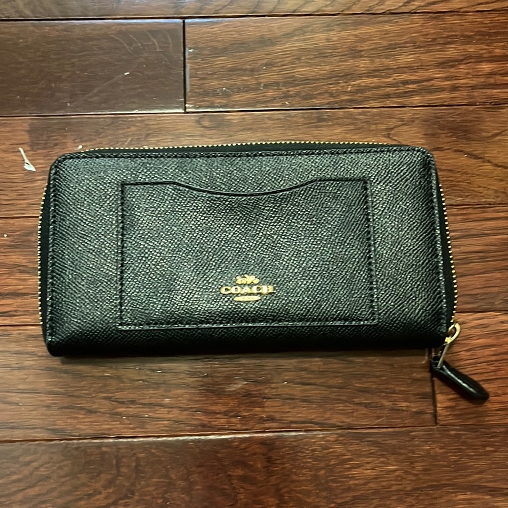 Black coach wallet